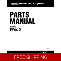 SUBARU-ROBIN 15 PARTS MANUAL SEE IMAGE FOR MODELS COVERED