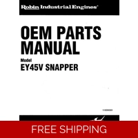 SUBARU-ROBIN 17 PARTS MANUAL SEE IMAGE FOR MODELS COVERED