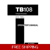 TAKEUCHI TB108 EXCAVATOR OPERATORS MANUAL