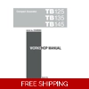 TAKEUCHI TB125 TRACKED EXCAVATOR WORKSHOP AND PARTS MANUALS SET OF 3 MANUALS