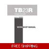 TAKEUCHI TB23R EXCAVATOR WORKSHOP AND PARTS MANUALS SET OF 3 MANUALS