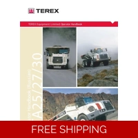 TEREX TR25 27 30 DUMP TRUCK OPERATORS MANUAL