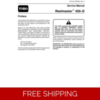 TORO-REELMASTER-450-D WORKSHOP MANUAL-SM-02547
