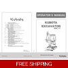 KUBOTA EXCAVATOR U17 SERIES OPERATORS MANUAL