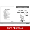 KUBOTA EXCAVATOR U25 SERIES OPERATORS MANUAL