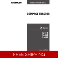 YANMAR COMPACT TRACTOR LX410 OPERATOR'S MANUAL