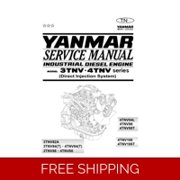 YANMAR TNV SERVICE WORKSHOP MANUALS ALL MODELS FULL SET OF 5 MANUALS