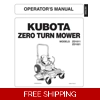 KUBOTA MOWERS ZD1000 SERIES OPERATORS MANUAL