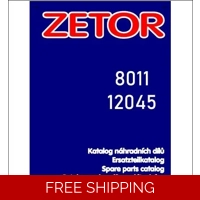 ZETOR 8011 12045 SPARE PARTS CATALOG