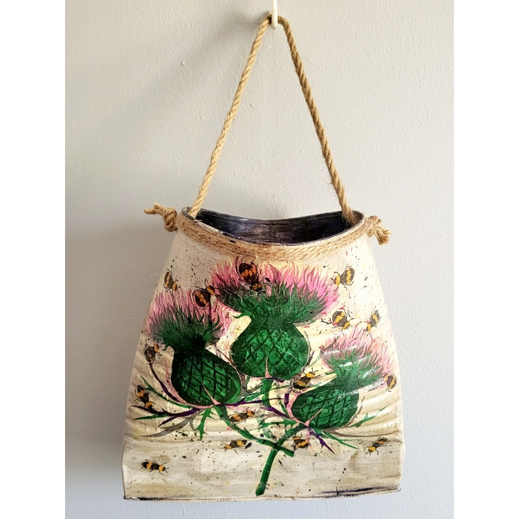 Thistles & Bees Hanging.. related image