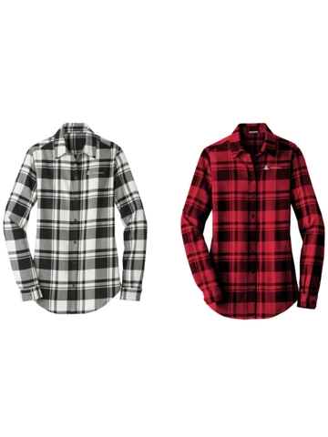 Port Authority® Ladies Plaid Flannel Tunic