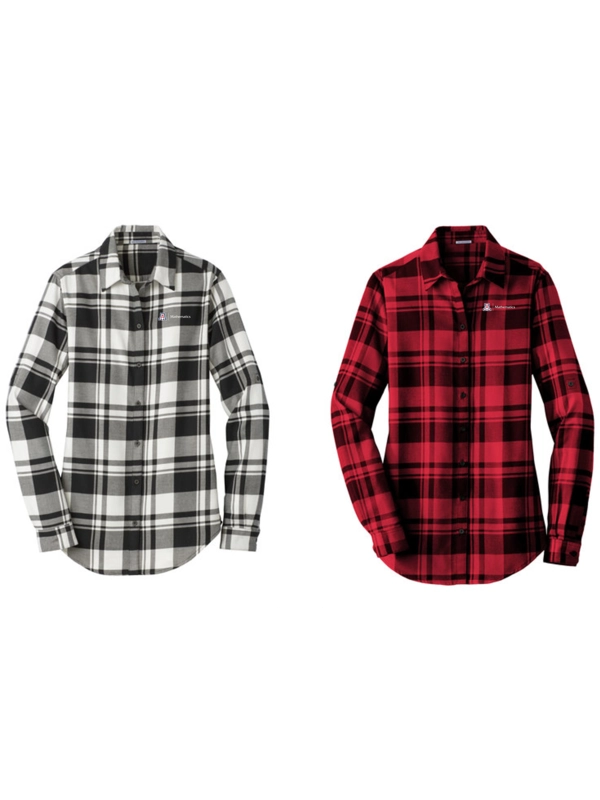 Port Authority® Ladies Plaid Flannel Tunic