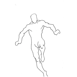 Crude Drawing of a Human Figure