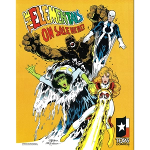 The Elementals Promo Poster - Texas Comics