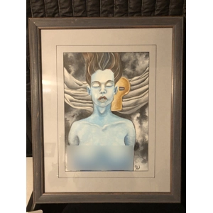 Ironwood Issue 11 Painted Cover - Matted and Framed Ironwood Issue 11 Painted Cover - Matted and Framed