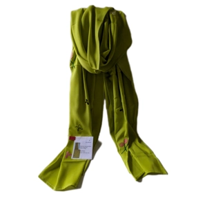 Women's scarf. Handmade, hand embroidered, Soft Polyester, casual or smart dressing