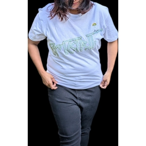 T-shirt, Hand Embroidered, Applique Embroidered. 100% Cott..