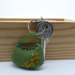 Stuffed Handbag, Mini stuffed handbag, bag or key ring charms