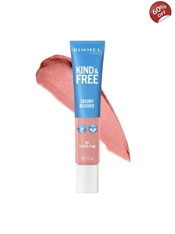 Rimmel London Kind & Free Creamy Blusher - 001 Power Pink