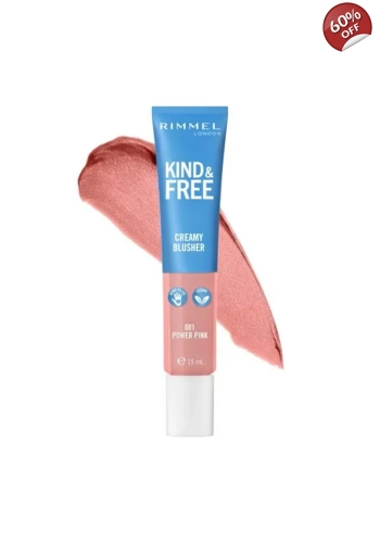 Rimmel London Kind & Free Creamy Blusher - 001 Power Pink