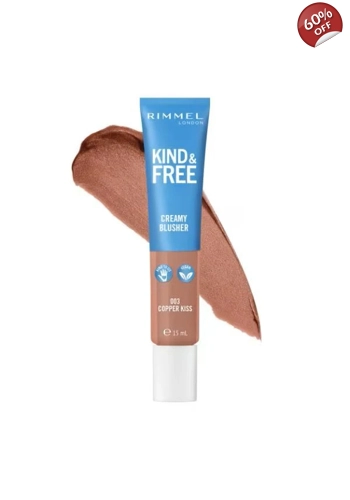 Rimmel London Kind & Free Creamy Blusher - 003 Copper Kiss