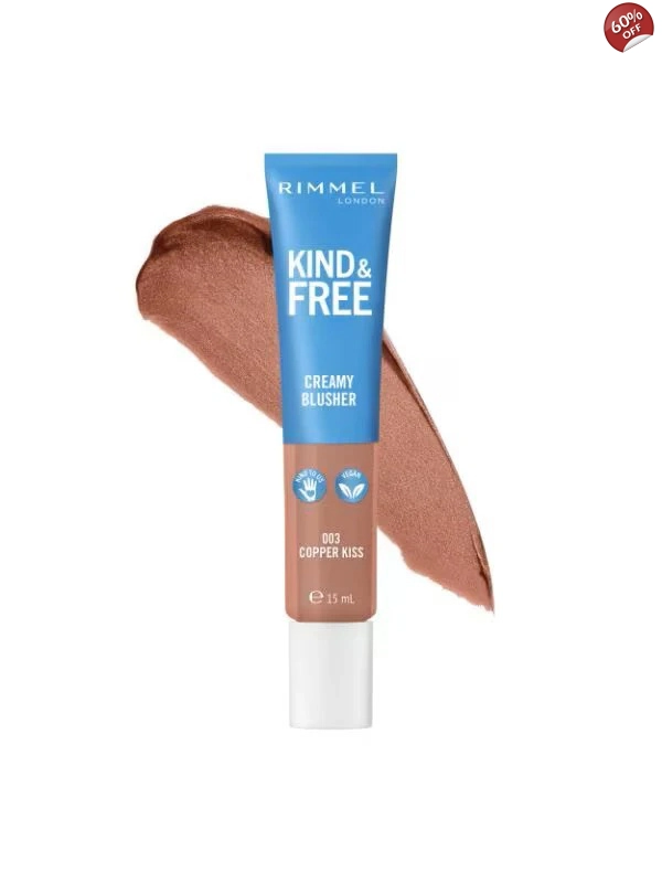 Rimmel London Kind & Free Creamy Blusher - 003 Copper Kiss