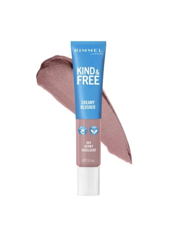 Rimmel London Kind & Free Creamy Blusher - 004 Berry Indulgent
