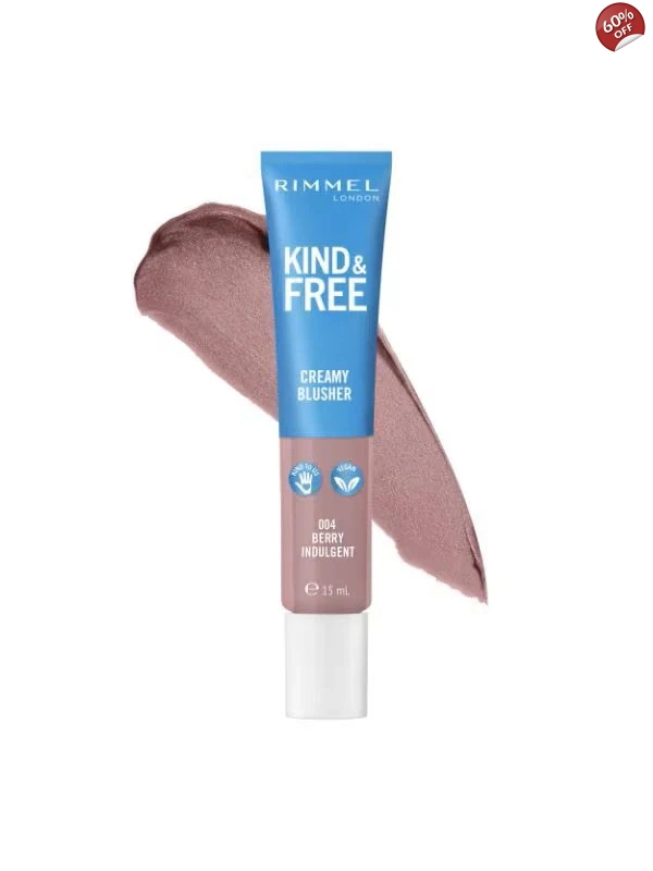 Rimmel London Kind & Free Creamy Blusher - 004 Berry Indulgent
