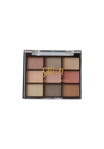Saffron 9 Colours Eyeshadow Palette - 01 Neutral