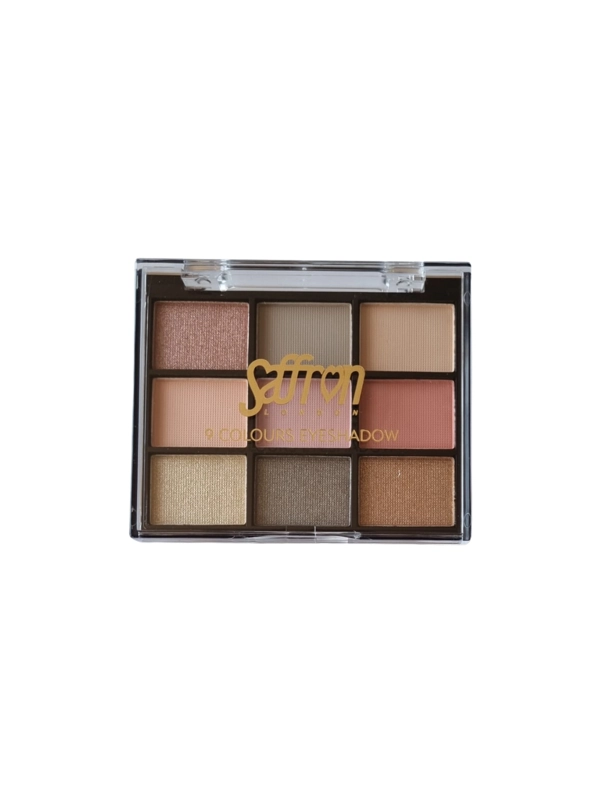 Saffron 9 Colours Eyeshadow Palette - 01 Neutral