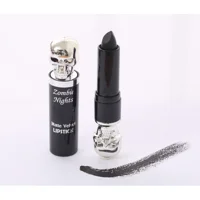 Saffron Zombie Nights Matte Velvet Lipstick - 01 True Ebony