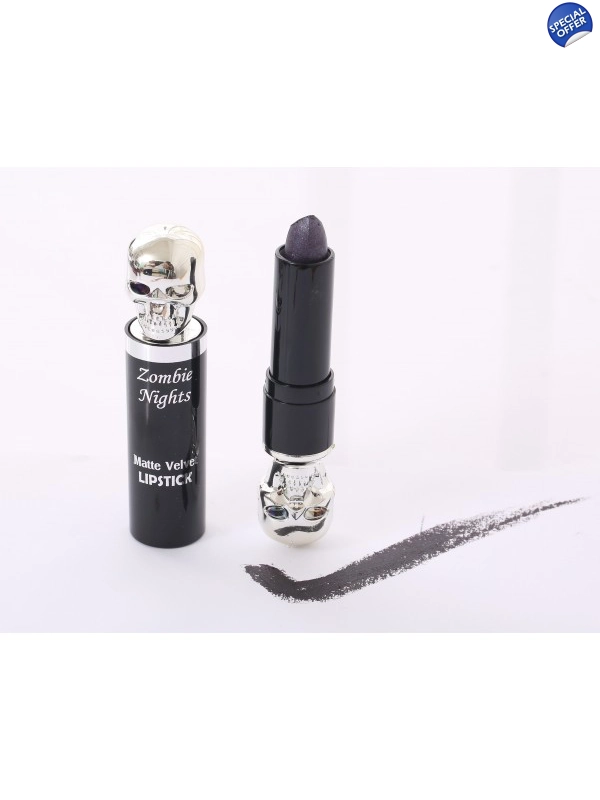 Saffron Zombie Nights Matte Velvet Lipstick - 02 Mid Night