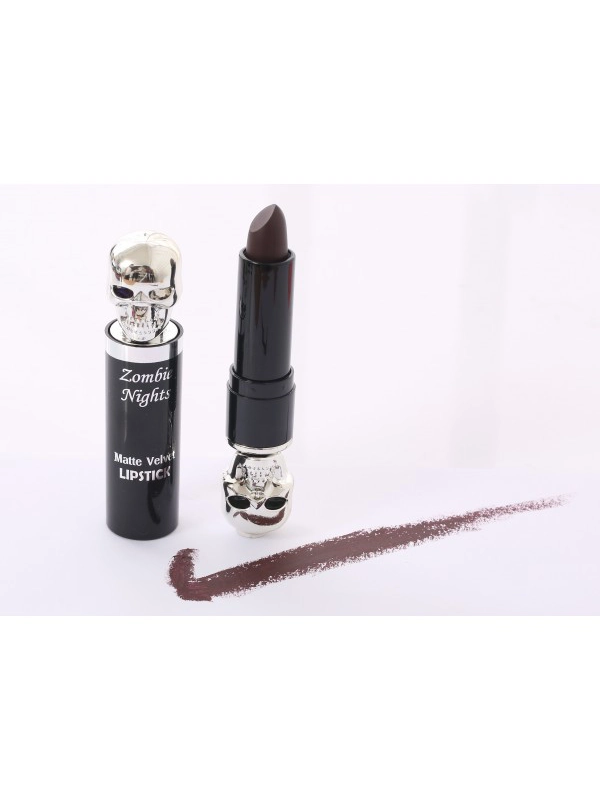 Saffron Zombie Nights Matte Velvet Lipstick - 04 Chocolate