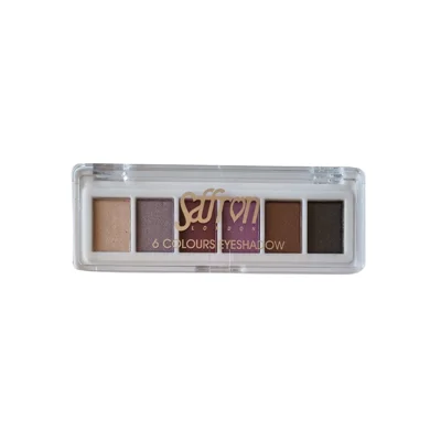 Saffron 6 Colours Eyeshadow Palette -04 Lilac Burgundy Grery