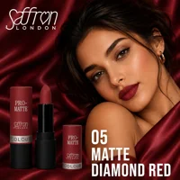 Saffron London Pro - Matte Lipstick - 05 Matte Diamond Red