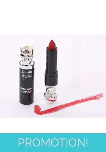 Saffron Zombie Nights Matte Velvet Lipstick - 05 Red Velvet