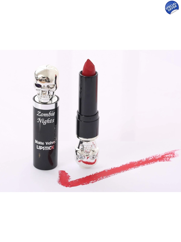 Saffron Zombie Nights Matte Velvet Lipstick - 05 Red Velvet