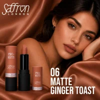 Saffron London Pro - Matte Lipstick - 06 Matte Ginger Toast