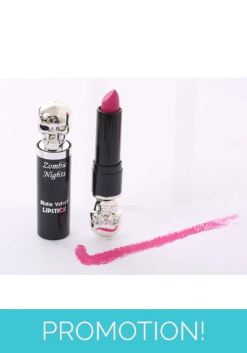 Saffron Zombie Nights Matte Velvet Lipstick - 06 Pink Velvet