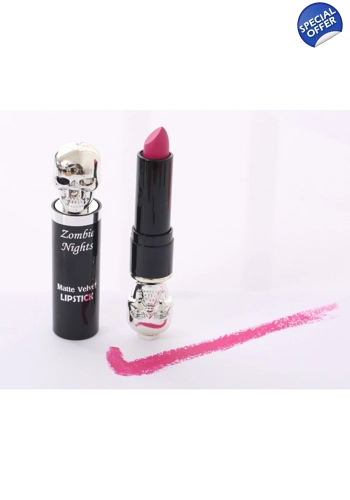 Saffron Zombie Nights Matte Velvet Lipstick - 06 Pink Velvet