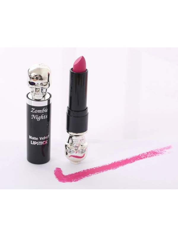 Saffron Zombie Nights Matte Velvet Lipstick - 06 Pink Velvet