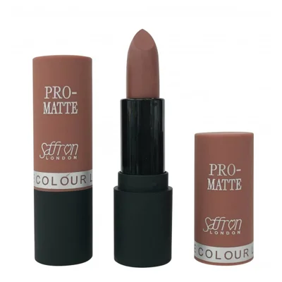 Saffron London Pro Matte Lipstick - 07 Brown Sugar