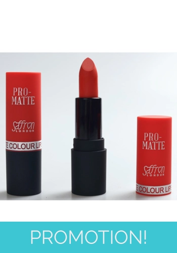 Saffron London Pro Matte Lipstick - 13 Coral Red
