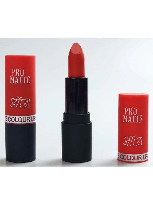 Saffron London Pro Matte Lipstick - 13 Coral Red