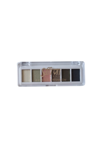 Saffron 6 Colours Eyeshadow Palette - 02 Spring Green Pink