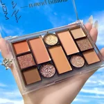 Around Brown Eyeshadow and Face Contour Palette 01 - Hazlenut Latte
