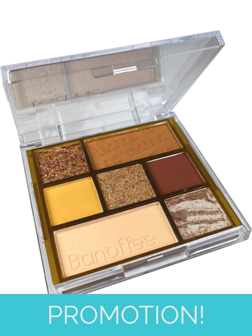 Technic Banofee Pressed Pigment Eyeshadow Palette