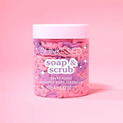 Sunkissed Soap and Scrub Whipped Body Cleanser Berry Burst 250g