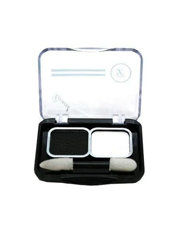 Laval Duo Eyeshadow Palette - Black & White