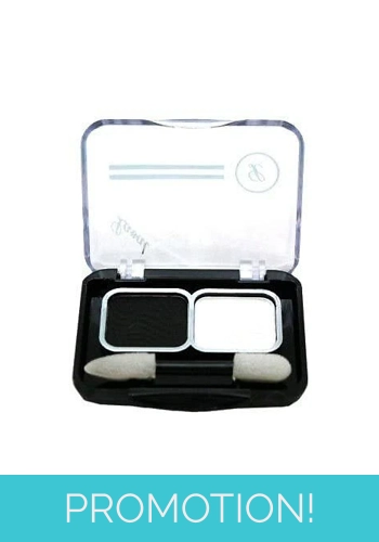 Laval Duo Eyeshadow Palette - Black & White